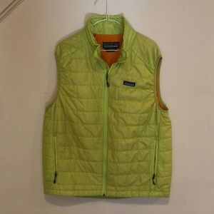 Patagonia Men’s Nano Puff Florescent Lime Size L